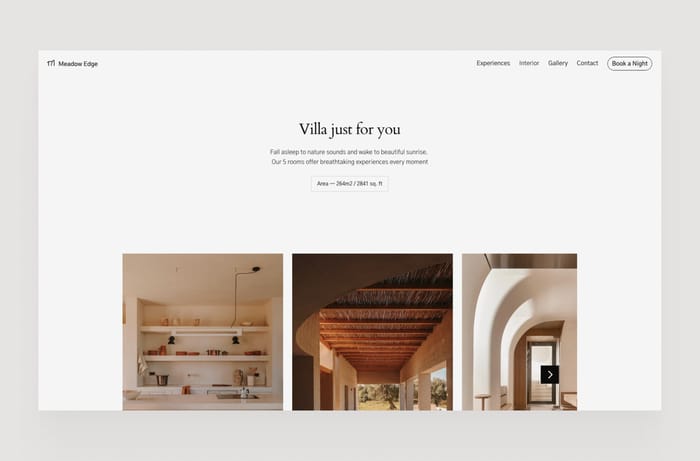 Rental —  Real estate website - Rental is designed with usability in mind. It will fit all types of properties and always look slick &amp; work blissfully. With Rental, you can attract potential clients by clearly presenting your offer. The website design is clear and modern, it also includes smooth interactions and animations made from scratch.

You can use it for your Airbnb, hotel, apartment or any real estate you want to rent out.