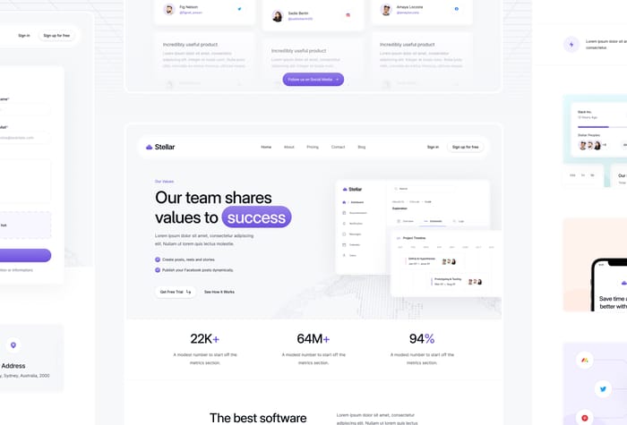 Stellar — Startup Template - Stellar is a modern, light-styled technology template packed with features and details. Easily customised, it's the perfect solution for modern businesses wanting to get online and perform effectively.
