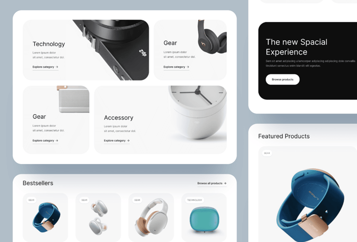 Tech Wave — Ecommerce Template for Framer - Tech Wave is a top-notch Ecommerce Template designed for modern brands seeking a standout online shop. With its sleek design, Tech Wave creates a contemporary and sophisticated digital storefront that impresses customers. 