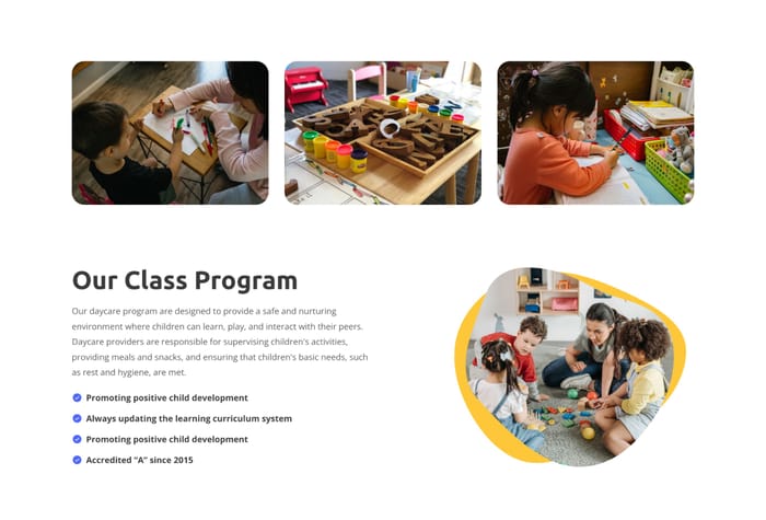 Padora — Education Website Template - • Kindergarten &amp; Child Care Web Template
• Contain 10+ Pages, Include Event Page with CMS
• Playful, responsive and clean design