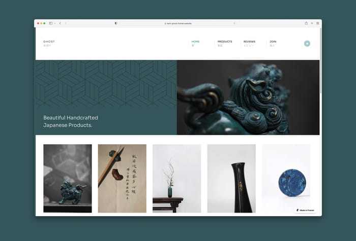 Ghost —  Handcrafted Products Store Template - Introducing the 'Ghost' website template, the perfect solution for selling your beautiful handcrafted products online. With its clean and minimalist design, the 'Ghost' template lets your products shine and creates a seamless shopping experience for your customers. Whether you're just starting out or looking to refresh your existing online store, the 'Ghost' template is a great choice for any small business owner.