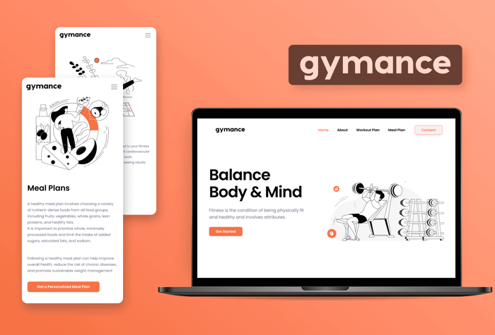 Gymance — Personal Trainer Template - Introducing Gymance – a cutting-edge solution specifically designed for personal trainers looking to elevate their online presence. This innovative template offers a valuable addition to the Framer library and is tailored to meet the needs of personal trainers working with clients across all fitness levels.