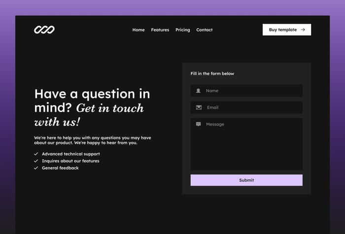 Tokyo — Modern SaaS template - Introducing Tokyo, a modern and functional SaaS template! With a fully responsive design, it's perfect for any device. Already configured with a color palette and set type styles, making it easy for you to customize to your liking. Plus, with smooth interactions and fonts from Google Fonts, your website will have a professional and sleek look. Create a stunning website in no time!