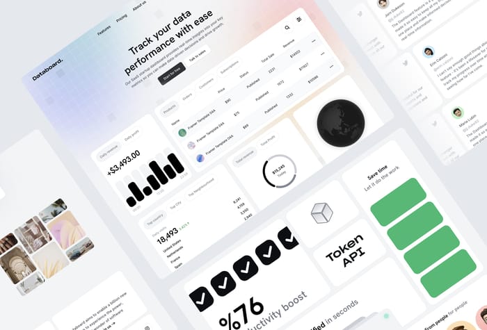 Databoard — SaaS Portfolio - Databoard is the ultimate Framer template for building modern, data-driven SaaS startups. With a sleek and intuitive design, Databoard provides all the essential features you need to showcase your product, engage your users, and grow your business.