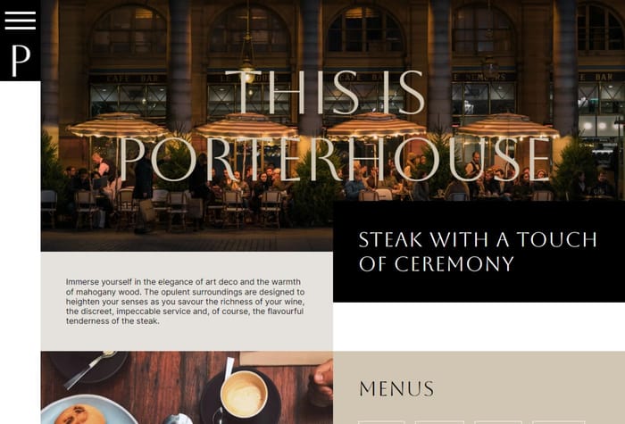 Porterhouse — Restaurant Portfolio - Introducing Porterhouse, a premium Framer portfolio template designed to help restaurants stand out from the crowd. With its elegant and professional design, coupled with sophisticated animations and interactions, Porterhouse is sure to make a lasting impression on any visitor.
