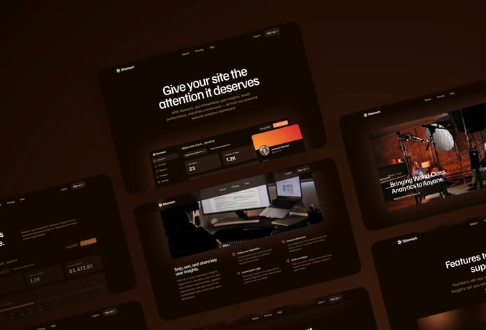 Sitemark — Dark Startup Template - Showcase your startup with this dark, powerful, sleek template. It has everything you need to bring your company into the spotlight.