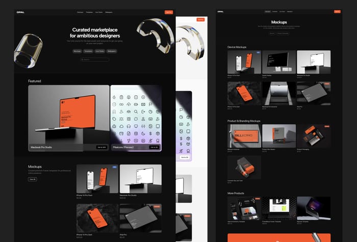 Opal — eCommerce template - Get your online store to the top of the market with our eCommerce template powered by Lemonsqueezy payment gateway.