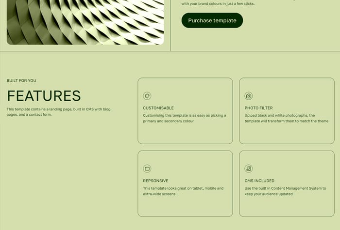Duo — Duotone Design Template - Looking for a template that's both visually stunning and incredibly easy to manage? Look no further than Duo. With easy-to-use customization options and a range of pre-built sections and widgets, you can create a landing page to showcase your product or service.