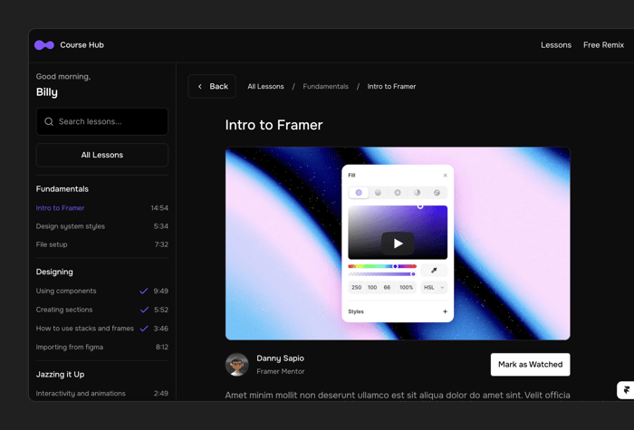 CourseHub — Course Template - Perfect for educators and experts, this sleek online course template lets you share knowledge and monetize your skills. Start with free teaser lessons to captivate learners, then offer full course access for sale.