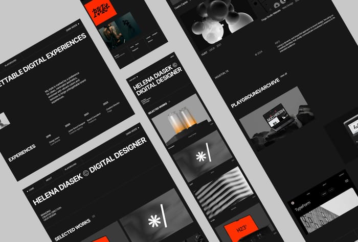 Lumino — Neutral Portfolio Template - Clean, minimal, and neutral portfolio template, crafted with a grid-based approach to the layout. The navigation system was designed to provide a sleek and smooth feeling when using the site.