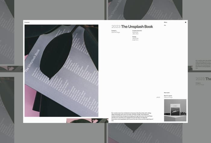 Evanston — Minimalist Portfolio - The ultimate portfolio template for graphic designers. With its elegant layout and sophisticated design, Evanston is perfect for artists, graphic designers, and photographers looking to highlight their work with finesse.