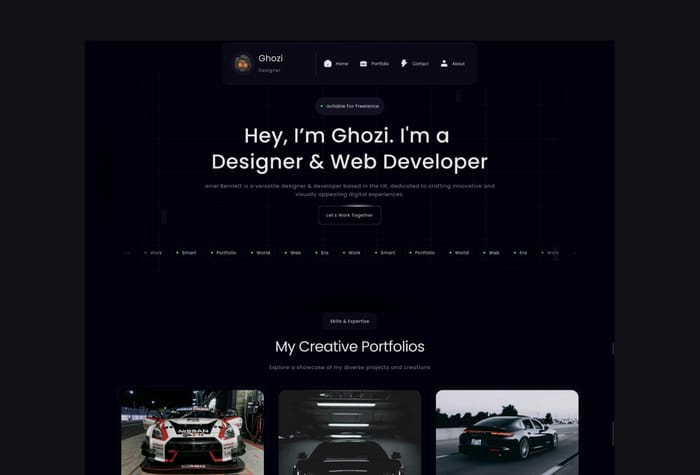 Oliox — Modern portfolio - Are you bored with boring and outdated portfolio templates? This Framer template is the best tool for designers and developers to showcase their work in a sleek, modern, and charming way.