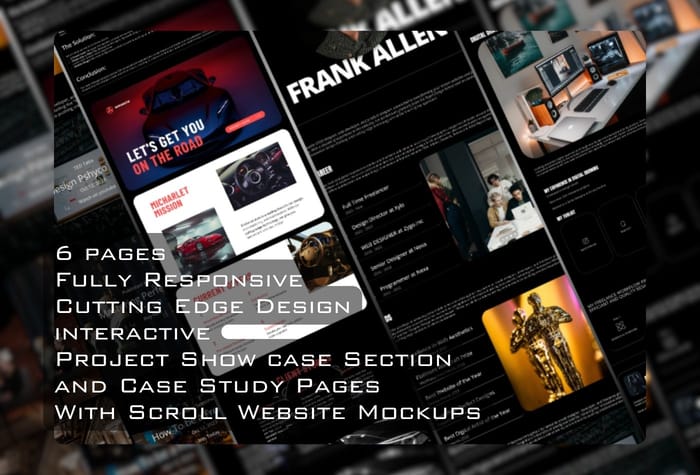 FrankAllen — Portfolio Website - FrankAllen is a dynamic, professionally crafted Portfolio website template in Framer, It’s perfect for creatives and professionals looking to showcase their work or use it as a starter template to make a professional portfolio from scratch.