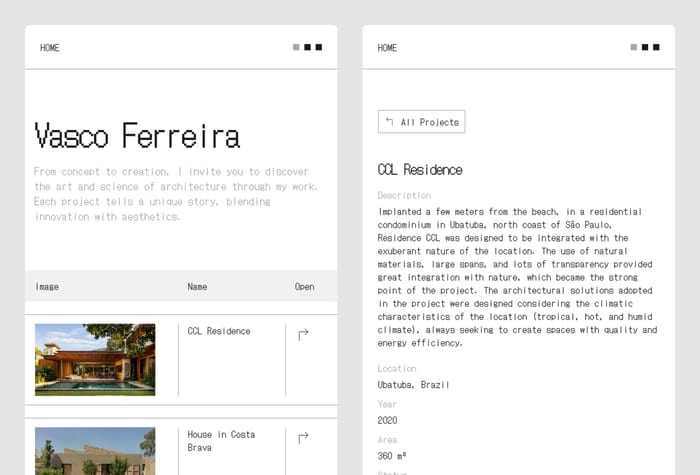 Rows – Architecture Website - Rows is an architecture website template for Framer. Built for architects, designers, developers, artists and more.