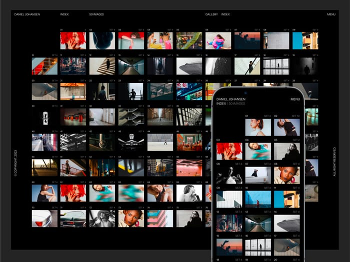 MST_02 — Photography Portfolio - A minimalist portfolio built for photographers that focuses on the visuals and imagery.