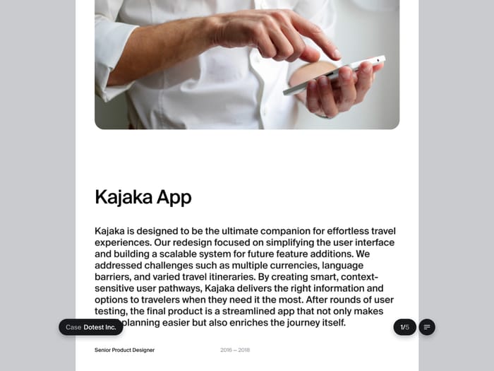 Veski — Portfolio Template - Introducing Veski a Framer template specifically crafted for solo, independent designers looking to make a lasting impression. This template prioritizes rapid introduction and engagement, enabling you to showcase your work and personality effortlessly. 