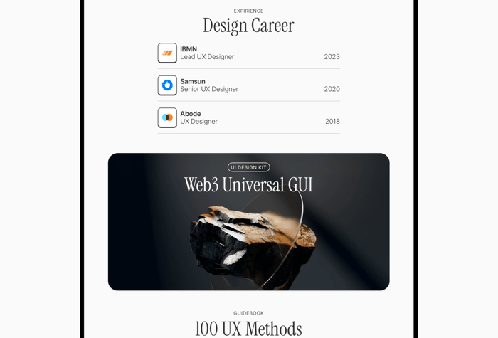 AuthThink —&nbsp;Portfolio Template - AuthThink is a minimalistic Framer Portfolio Template that exudes a unique blend of classic and vintage aesthetics. With its sleek design and subtle nostalgic touches, AuthThink offers a refreshing take on showcasing your creative work. Perfectly balancing modern simplicity with timeless charm, this template is sure to leave a lasting impression on your audience.