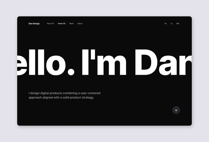 Modular — Portfolio Template - Introducing the Modular Portfolio template designed for UX/Product designers. With its modular design, clean lines, and bold typography, this template showcases your work effectively. 