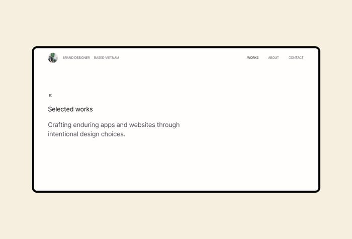 Porto — Clean and Minimalistic Portfolio Template - This portfolio template is a clean and minimalistic design that prioritizes a strong sense of hierarchy and simplicity.