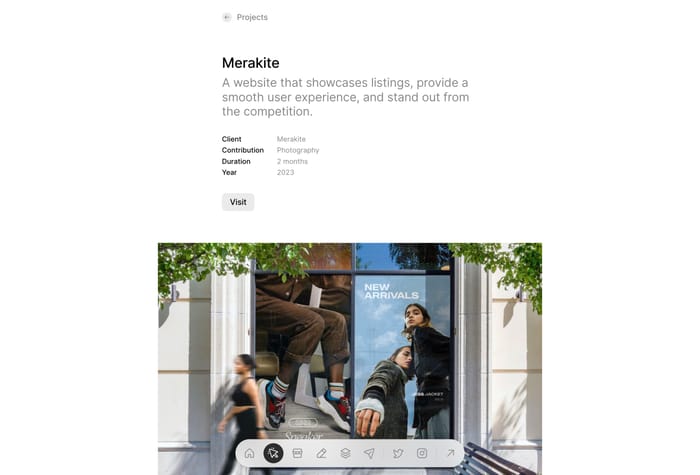 Console — Hyper-minimal portfolio - Console is a hyper-minimal portfolio template for Framer with buttery-smooth transitions, unique navigation and memorable design. Console is designed to be intuitive and straight to the point, making it easy to showcase your work, projects, writing, stack and more, without all the extra fluff that gets in the way.