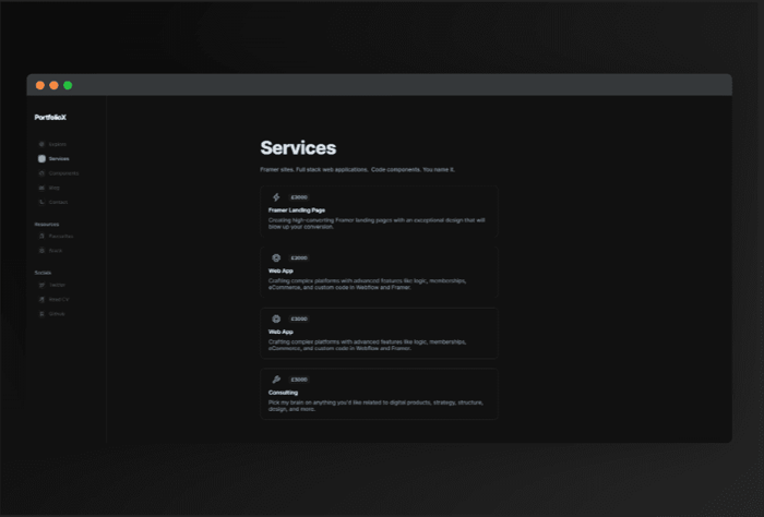 PortfolioX —&nbsp;Modern Portfolio Template - Portfoliox is a modern and sleek website template designed to showcase your portfolio, whether you're a photographer, designer, artist, or any other creative professional. With a clean and minimalist design.