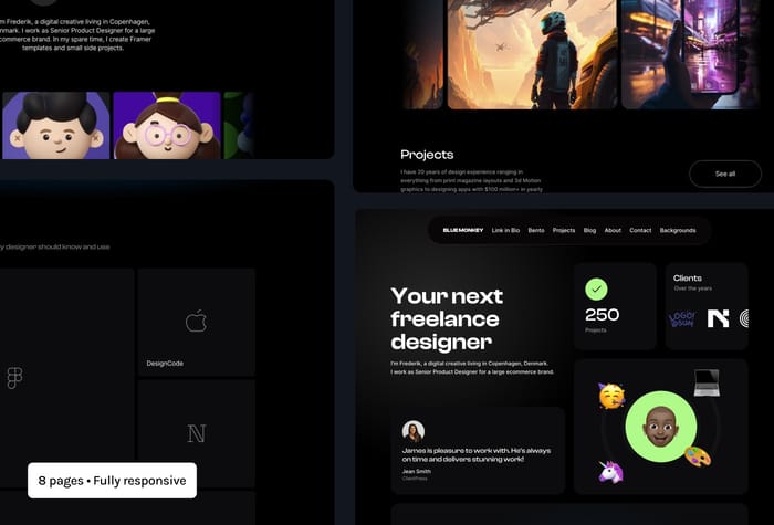 BentoMicroPortfolio — Portfolio Website - Introducing the Bento Micro Portfolio, a Framer template designed to effortlessly showcase your work with style and sophistication. Inspired by the popular bento-style layout made famous by Apple.
