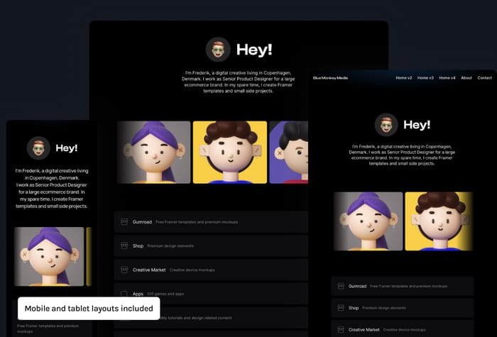 BentoMicroPortfolio — Portfolio Website - Introducing the Bento Micro Portfolio, a Framer template designed to effortlessly showcase your work with style and sophistication. Inspired by the popular bento-style layout made famous by Apple.
