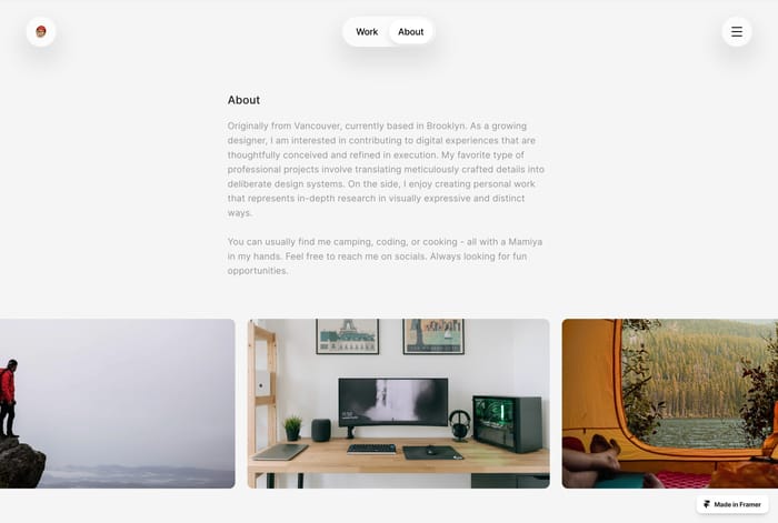 Clean — Portfolio Template - Showcase your personal work with this clean, minimal, fully responsive portfolio.