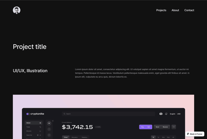 Dusk — Elegant Portfolio Template - Dusk is a stunning and elegant Framer portfolio template designed specifically for creatives, designers, freelancers, and agency owners to help you expand your brand.