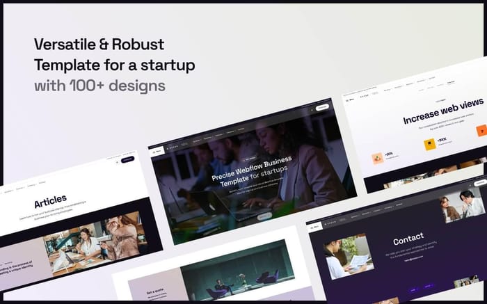 Kocon - Startup Website Template - Kocon is a Webflow business CMS template ideal for a startup. You can build your new modern and interactive website in hours with precisely designed layouts in 100+ variants, including animations, mega-menu, fullscreen menu, UI kit, and symbols.