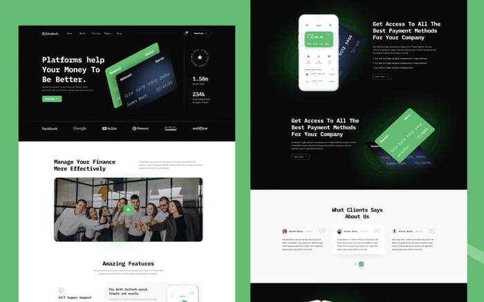 Zohatech - Finance Website Template - Zohatech - Finance Website Template is a modern template for creating a finance website.<br />Minimalistic Finance Template for your needs and dreams. This Webflow template is clean and easily customizable.