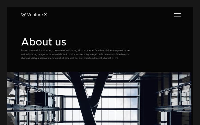 Venture X - Finance Website Template - Stand out from the other venture capital investment firms with Venture X, our top-notch investor Webflow Template that features a sleek and elegant dark-mode design style. Get Venture X today and build your dream investor website.