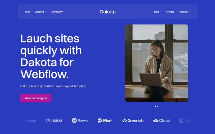 Dakota - Startup Website Template - Dakota is a stunning, modular — multi layout template for startup's and beyond. Has professional, pixel perfect and clean modern layouts for almost any website you need.