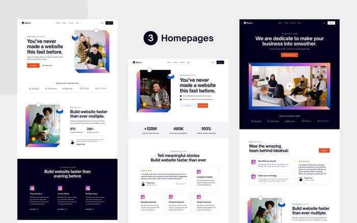 S_pace - Small Business Website Template - Space is a multi-layout Webflow business template that includes everything you need to build a world-class website without burning your pocket. A professional-looking template with enterprise quality development built for business growth.