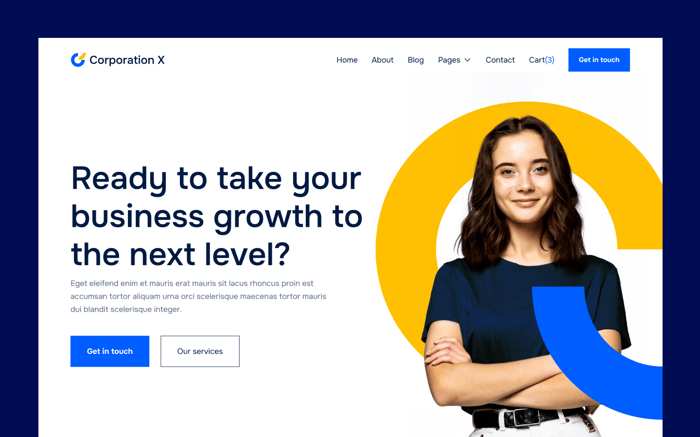 Corporation X - Startup Website Template - Surprise your clients with an amazing website design. With Corporation X Corporate Webflow Template, your visitors will be amazed thanks to its modern, clean and sophisticated design that will impress them at first glance.