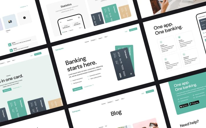 Banquee - Bank Website Template - Banquee is a modern Webflow template perfectly suited for banks, finance startups, fintech startups, tech startups and other SaaS businesses. It comes with an elegant and minimal design, advanced interactions and CMS integration.