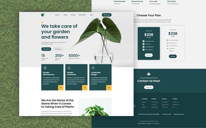 Landscape 128 - Florist Website Template - Landscape 128 is a Webflow Template for landscaping, gardening, garden, agriculture, interior design, florist, landscaper, groundskeeper, landscape, landscape design, creative, landscape architects, gardener, decor, house, grass etc.