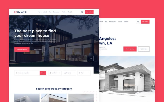 Homefy X - Real Estate Website Template - Looking to launch an amazing website for your real estate firm? Presenting Homefy X, our ultimate multi layout real estate Webflow Template that comes a total of 28 pages, including everything you will need to launch a world-class website.