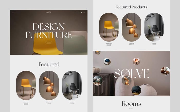 Sølve - Furniture Website Template - Sølve - An elegant and minimal Ecommerce Webflow template perfectly suited for small businesses with a shop. It comes with an elegant and minimal design, advanced interactions, CMS and Ecommerce integration.