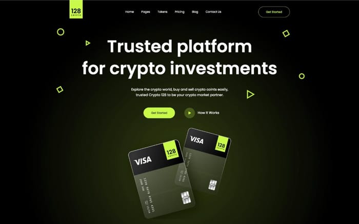Crypto 128 - Startup Website Template - Crypto 128 is a Webflow Template for cryptocurrency, bitcoin, blockchain, ico, crypto, business, startup, cryptocurrency advisor, cryptocurrency investments, mining, crypto currency, coin currency, agency.