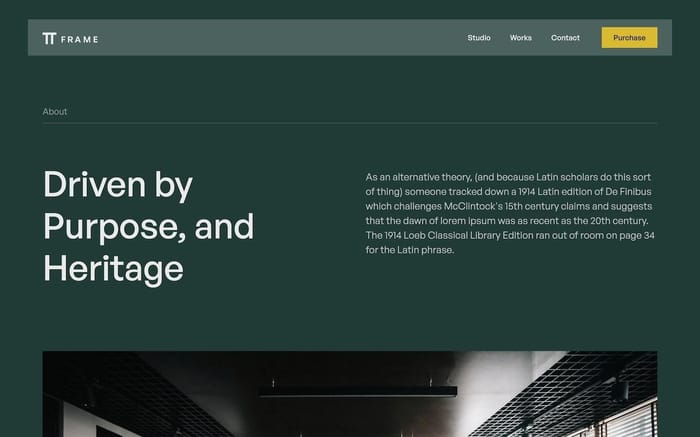 PiFrame - Architecture Website Template - PiFrame is a clean and modern website template for architects and interior designers who want to showcase their work with confidence.