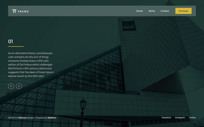 PiFrame - Architecture Website Template - PiFrame is a clean and modern website template for architects and interior designers who want to showcase their work with confidence.