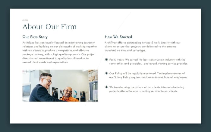 ArchiType - Architecture Website Template - ArchiType is a Webflow HTML template for an architecture &amp; construction firm. The template entirely comes with an extensive set of carefully chosen &amp; pixely crafted layouts with many practical sections to give a revolutionary feel for your site.