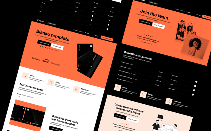 Blanko - Finance Website Template - Blanko is a carefully designed and modern finance template with 4 UNIQUE landing pages, made to get your website up and running ASAP.
