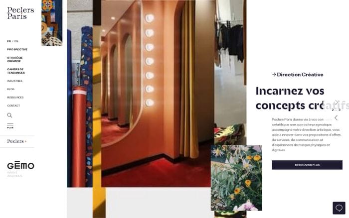Peclers Paris : Conseil en tendances, style, innovation website preview