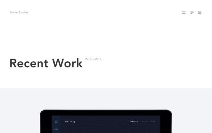 Socketstudios website preview