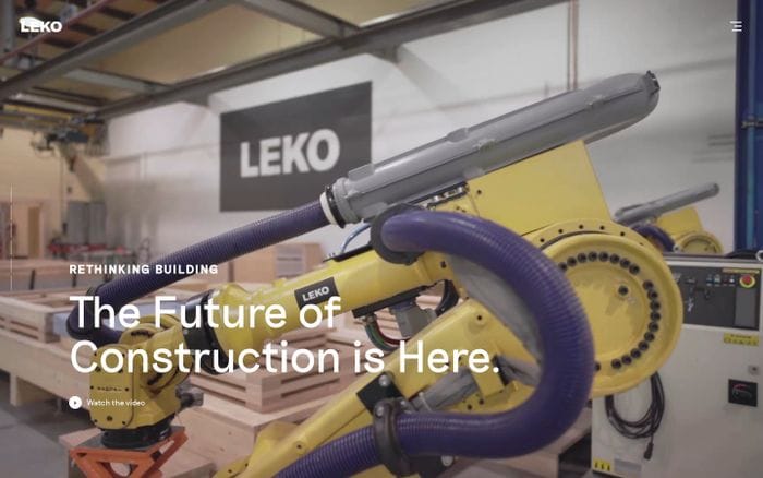 Leko website preview