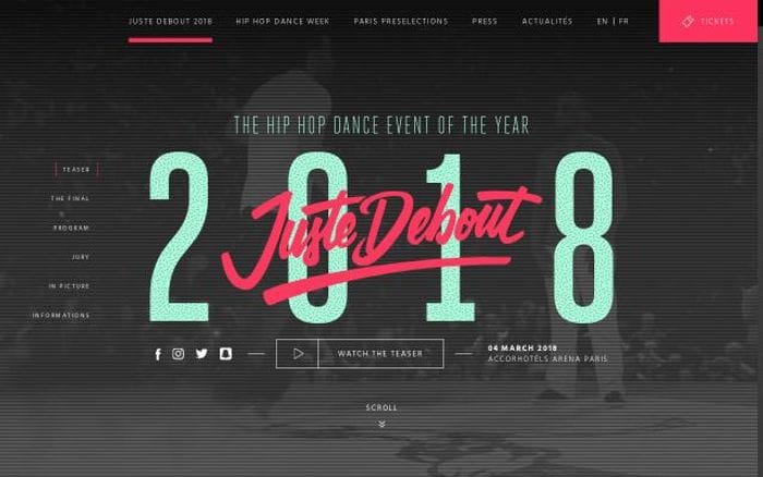 Juste-debout website preview
