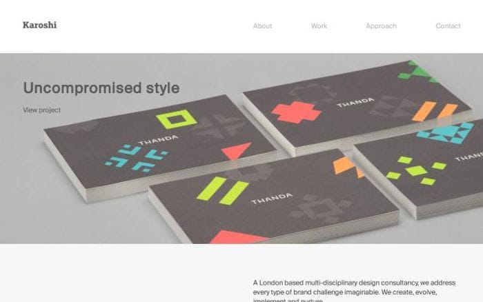 Teamkaroshi website preview