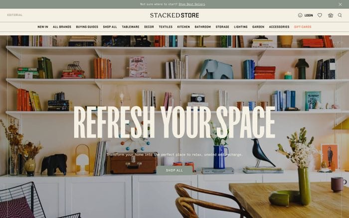 Stacked Store website preview